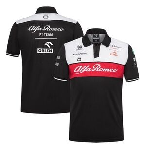 100% Authentic Alfa Romeo F1 Team ORLEN Team Polo Men’s Large NWT